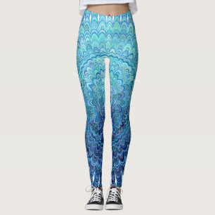 Leggings Mandala ovale congelé