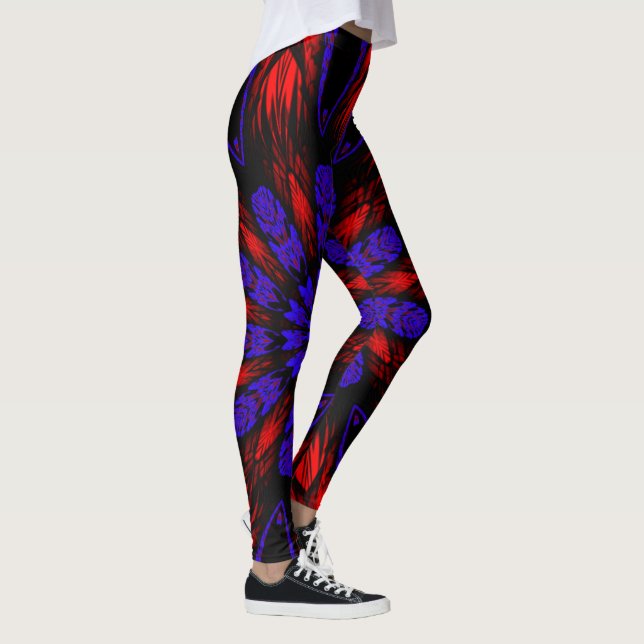 Leggings Mandala Sud-Ouest Hippie Boho Chic Bohemian (Droite)