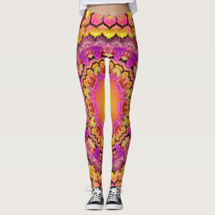 Leggings Mandala - un lit des roses carrelés