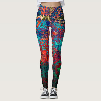 Leggings Mandalas colorées