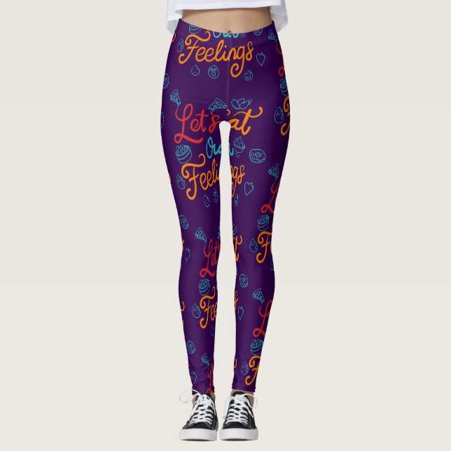 Leggings Mangeons nos émotions (Devant)