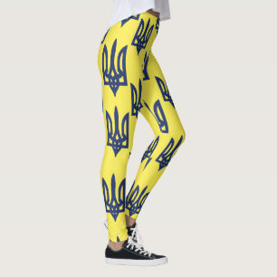 Leggings Manteau de Trident Tryzub Ukraine d'Ukrainien des