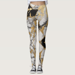 Leggings "Marble Majesty - Opulent Femmes