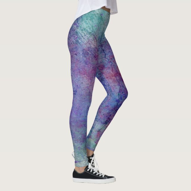 Leggings Marbre Abstrait (Droite)