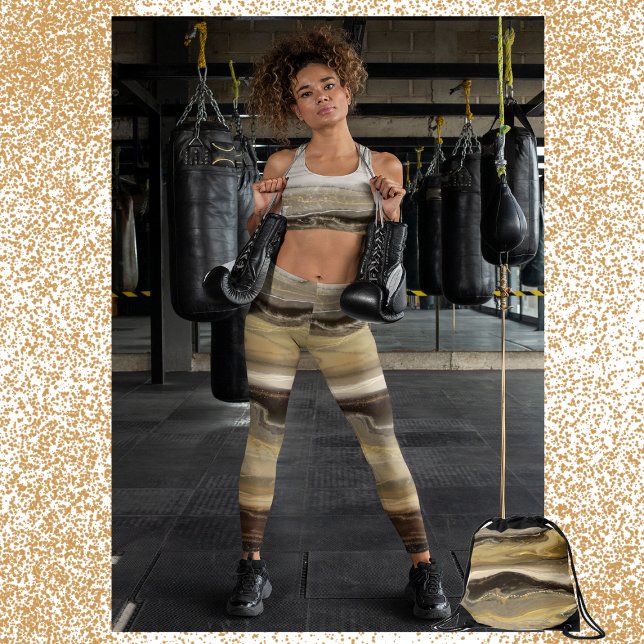 Leggings Marbre café mignon (COFFEE MARBLE LEGGINS
great for fitness , yoga , running or just every day use.)
