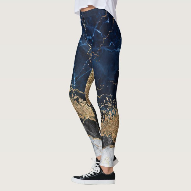 Leggings Marbre et Parties scintillant (Gauche)