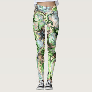 Leggings Marbre fractal