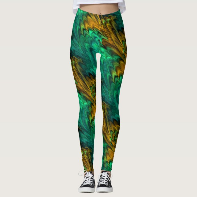Leggings Marbre fractal 4-4A (Devant)