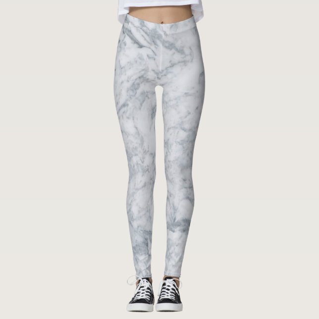 Leggings Marbres blancs (Devant)