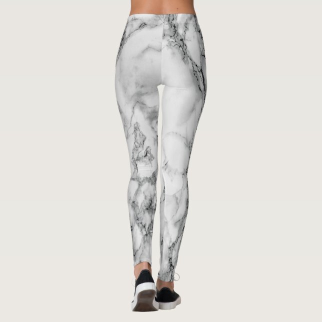 Leggings Marbres blancs (Dos)