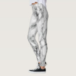 Leggings Marbres blancs modernes<br><div class="desc">Marbre blanc moderne Leggings MIGNED Design</div>