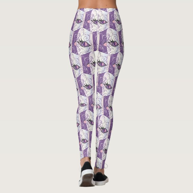 Leggings mardi gras masques Thunder_Cove (Dos)