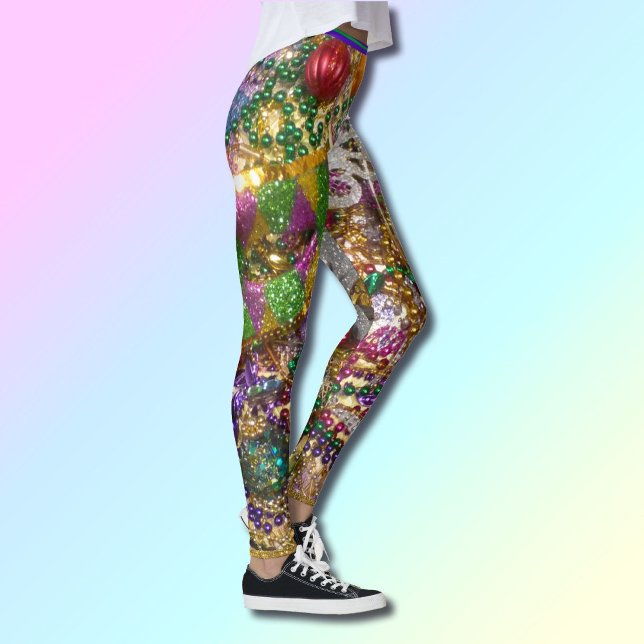 Leggings Mardi Gras Razzel Dazzel Leggels Pantalons (Créateur téléchargé)