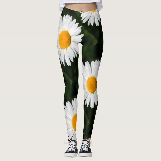Leggings marguerite géante (Devant)