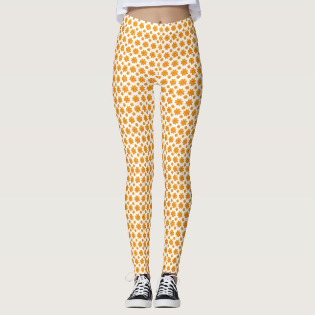 Leggings Marguerite Jaune  (Devant)