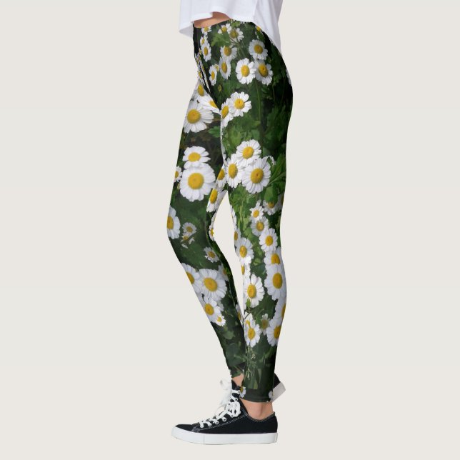 Leggings Marguerites dans un pré (Gauche)