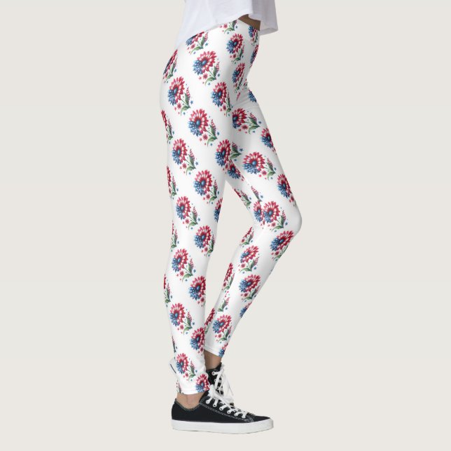 Leggings Marguerites patriotiques (Droite)