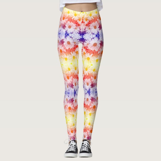 Leggings Margueurs arc-en-ciel (Devant)