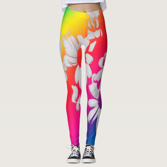 Leggings Margueurs arc-en-ciel (Devant)