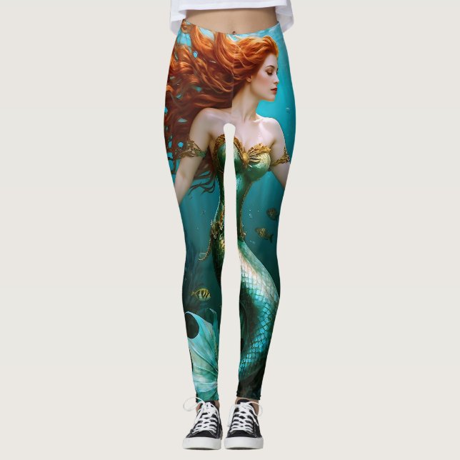 Leggings "Marielle" - Belle sirène dansante (Devant)