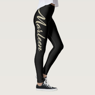 Leggings Marleen or blanc Handwriting Hose