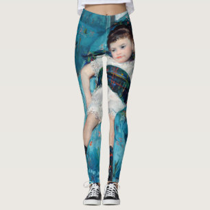 Leggings Mary Cassatt - Petite fille dans un fauteuil bleu