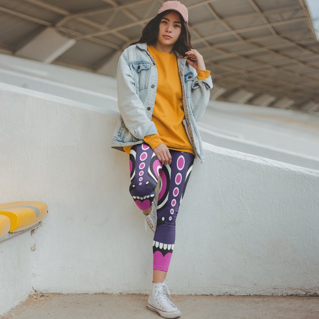 Leggings Masque Tiki (Créateur téléchargé)