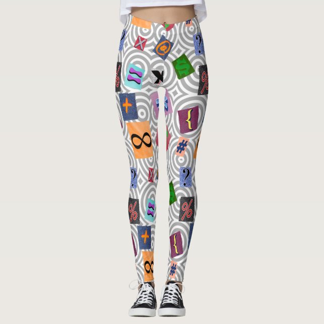 Leggings mathématiques (Devant)