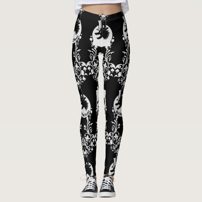 Leggings Mauvais loup vaudou (Devant)