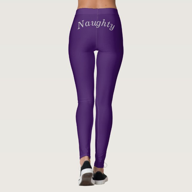 Leggings Mauvais Violet (Dos)