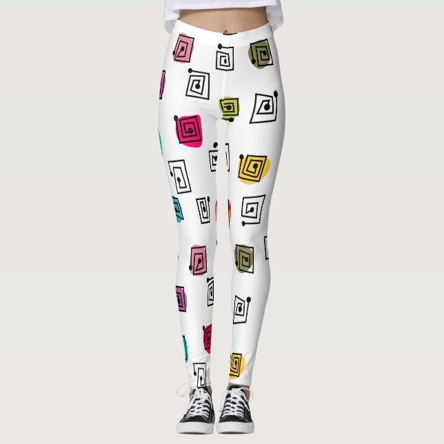 Leggings Mazages colorés (Devant)