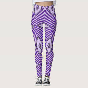 Leggings Maze pourpre