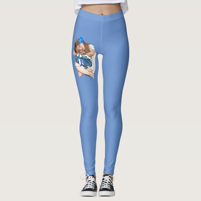 Leggings ME/CFS Fatigue Chronique Fille (Devant)