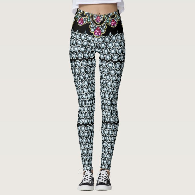 Leggings Me Faire Tisser Les Jambes Zazzle (Devant)