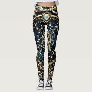 Leggings Mécanisme céleste Art cosmique
