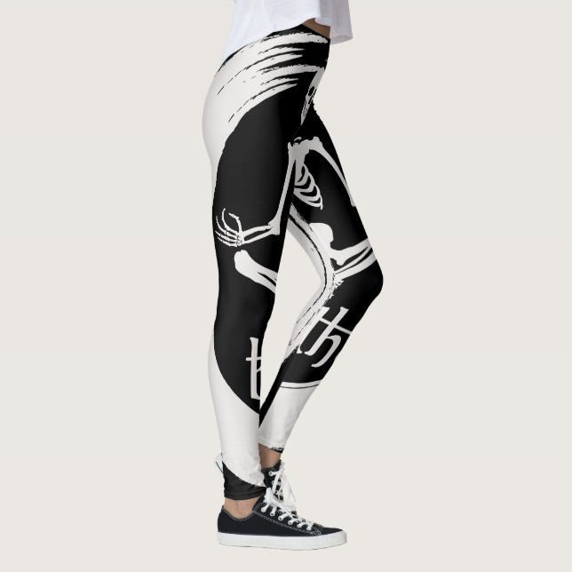 Leggings Méditer le squelette (Droite)