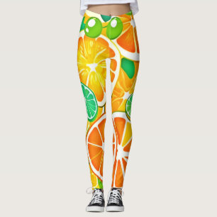 Leggings Medley aux agrumes vibrants - Tranches fraîches et