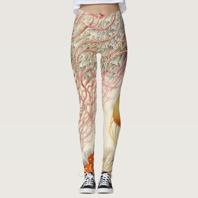 Leggings Méduse - Ernst Haeckel (Devant)
