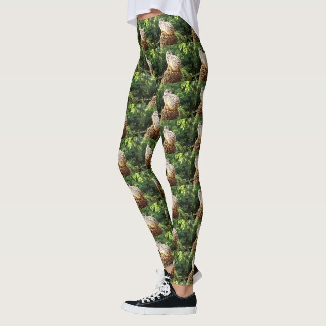 Leggings Meerkat Meilleur Siège À La Maison, (Gauche)