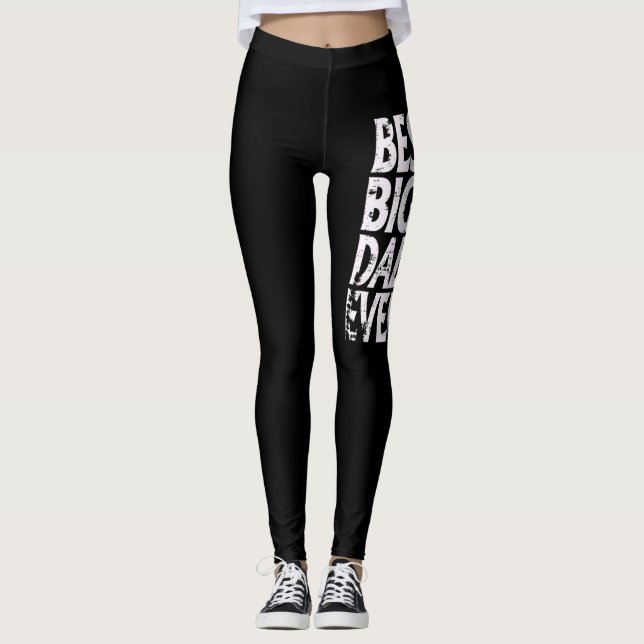 Leggings Meilleur T-shirt cadeau Big Daddy Ever (Devant)