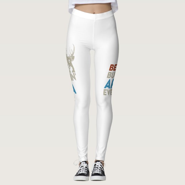 Leggings Meilleure chemise Buckin APA, Sweat - shirt à capu (Devant)