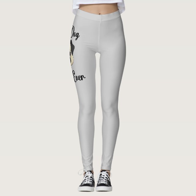 Leggings Meilleure maman de chien jamais (Devant)