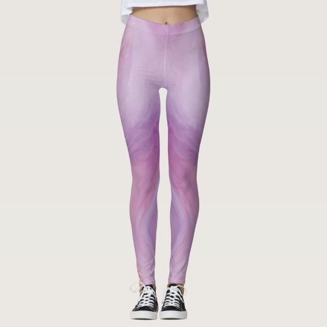 Leggings Meilleures légendes d'aquarelle pour les âmes (Devant)