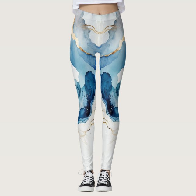 Leggings Meilleures légendes d'aquarelle pour les regards s (Devant)