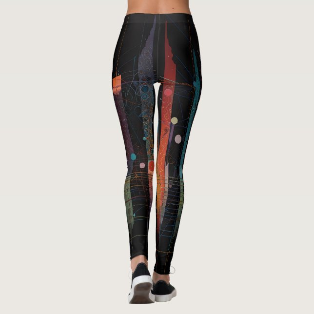 Leggings Mélange Abstrait Zodiac Aztec (Dos)