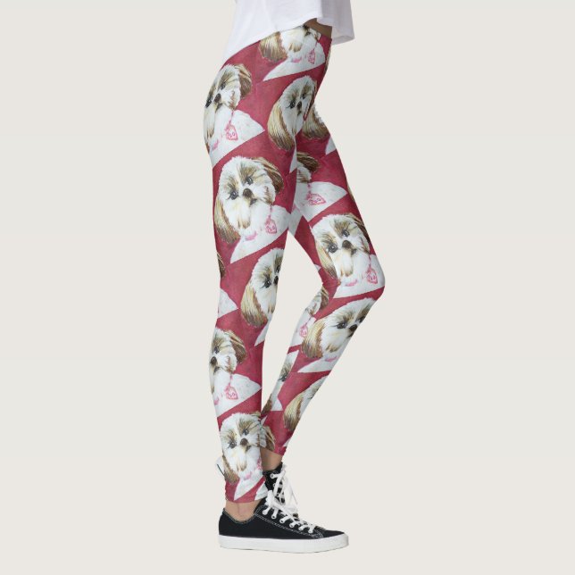 LEGGINGS MÉLANGE DE SHIH TZU DE JOUET (Droite)