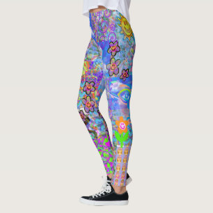 Leggings Mélange du cerveau de Vaporwave