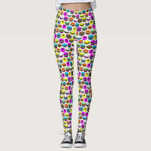 Leggings Memphis Style Licorice Allsports Motif