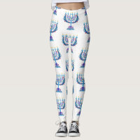 menorah à fleurs hanoukka