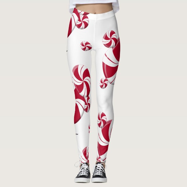 Leggings Menthe poivrée multiple (Devant)